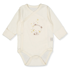 Бебешко боди Bebetto Bamboo, Екрю, 0-3 м., T3868