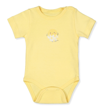 Бебешко боди Bebetto Chick chick, Жълт, 0-12 м., T3794
