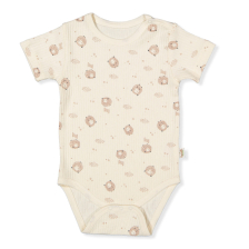Бебешко боди Bebetto Organic little lamb, Екрю, 12-36 м., T3954