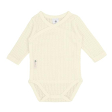 Бебешко боди Bimbidreams Primera Puesta Ivory, с дълъг ръкав, 0-1 м.