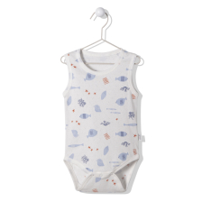 Бебешко боди потник Bebetto Naivy Blue 12-36 м, T3137