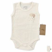 Бебешко боди потник Сiсcim Baby Екрю, 3-9 м., U5044