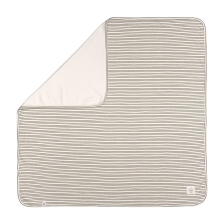Бебешко одеяло Lassig GOTS Striped Grey 80/80 см