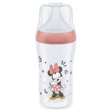 Бебешко пластмасово шише Nuk Termo Control Perfect Match Disney Mickey 260 мл. 3+м. червено