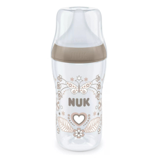 Бебешко шише Nuk Perfect Match Temperature Control Heart,  3м+, 260 мл.