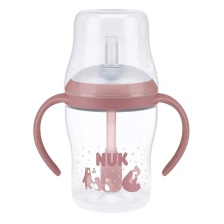Бебешко шише за сок със сламка Nuk Perfect Match+, Temperature Control, 150 мл.