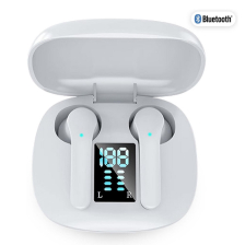 Безжични Bluetooth слушалки Party Fun Lights, бели 86393
