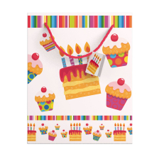Подаръчна торбичка Hoomark Happy Birthday Cake XL