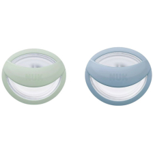 Силиконова залъгалка Nuk Perfect Match Mommy Feel с кутийка и стерилизация в микровълнова, 2бр. 0-6м.     