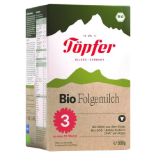 БИО Адаптирано преходно мляко Topfer Lactana Bio 3, 10 м+, 600 g