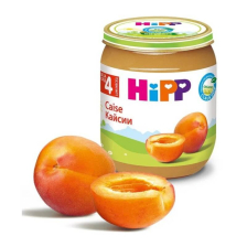 Био плодово пюре Hipp Кайсия, 125 g