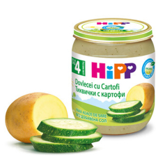 БИО пюре Hipp Тиквички с картофи 125гр.