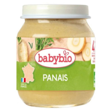 Био зеленчуково пюре Babybio пащърнак 130гр. 4м.+