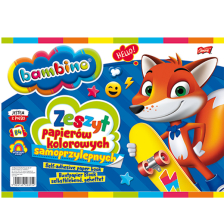 Блокче Majewski Bambino самозалепваща цветна хартия 8 листа