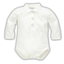 Боди дълъг ръкав PINOKIO Celebrity Girl Polo Екрю Размер 62-92 cm