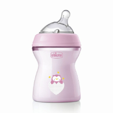 Шише CHICCO Natural feeling 250 мл момиче 2м+ N0242
