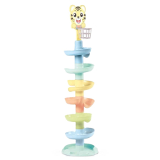 Детска играчка забавна кула с топче DOLU Ball Tower, Пастел, 5207