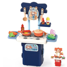 Детска кухня в куфар 4 в 1 Raya Toys 19 части