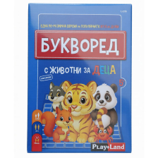 Детска настолна игра Play Land Букворед с животни за деца