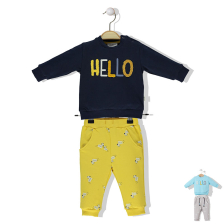 Детски анцуг Bebetto Zebra Family, 2 части, 3-36 м., K3488