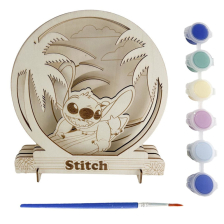 Детски комплект дървени фигури за оцветяване Cerda Disney Stitch, 2700001895