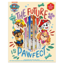 Детски комплект Kids Licensing Paw Patrol, тефтер с 6бр. гел химикали