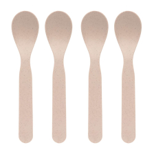 Детски комплект лъжици за хранене Lassig Powder Pink, 4 броя