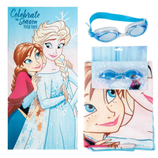 Детски комплект за плаж Cerda Frozen Плажна кърпа и очила за плуване, 2200010834, 70х140 см.