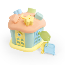 Детски сортер DOLU Пастел Къща с форми Sweet House, 5196