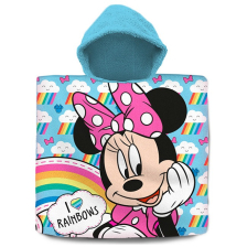Детско пончо за плаж и баня Kids Licensing Minnie Mouse 60x120 см.