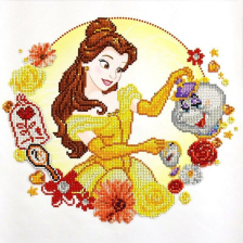 Детски диамантен гоблен Diamond Dotz Disney Princess Светът на Бел