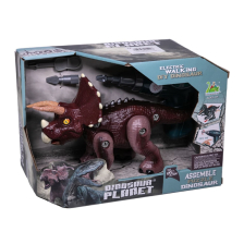 Динозавър за сглобяване Raya Toys с винтоверт, звук и светлина