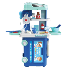 Докторски комплект в куфар-камион 3в1 Raya Toys Medical Bus 