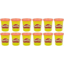 Комплект моделини Hasbro Play-Doh, червен цвят, 12 бр.
