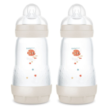 Шише MAM Easy Start Anti Colic 260ml 2бр екрю