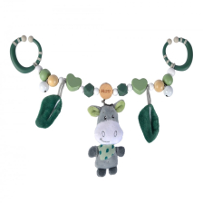 Верижка за количка Eichhorn HIPP с дървени мъниста и звънчета