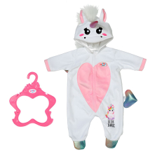 Бебешки гащеризон за кукла бебе Анабел Zapf Creation Baby Born Еднорог, 43 см.