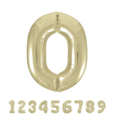 Фолиев балон за рожден ден Unique Gold