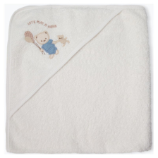 Бебешка хавлия с качулка Bebetto MY FIRST PLAYMATE 80x80см, H506