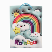 Хартиена торбичка за подарък с 3D принт Raya Toys Sky L, 40 см.