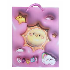 Хартиена торбичка за подарък с 3D принт Raya Toys Sky M, 32 см. 