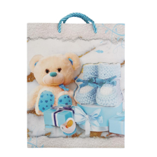 Хартиена торбичка за подарък за бебе с 3D принт Raya Toys L, 40 см.