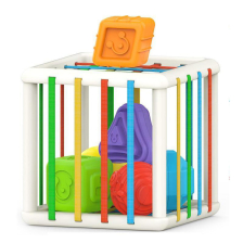 Бебешка играчка образователна Raya Toys Куб с фигури