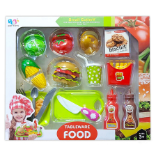 Игрален комплект Raya Toys Tableware Food Зеленчуци за рязане и аксесоари