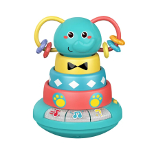 Интерактивна низанка неваляшка Raya Toys Слонче, с музика