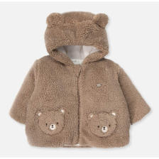 Бебешко палто Bebetto TEDDY/26, с качулка, 6-36 м., K5566