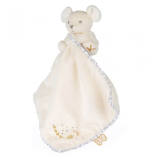 Играчка за гушкане KALOO Мишка Doudou, Крем 20см