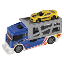 Детски камион автовоз Raya Toys Син с количка