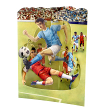 Картичка Santoro Soccer Swing Card, 3D