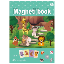 Kнига с магнити Raya Toys Светът на животните 